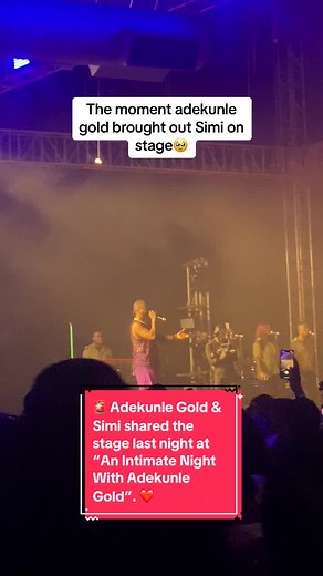 Adekunle Gold & Simi Shine Together at Lagos Concert
