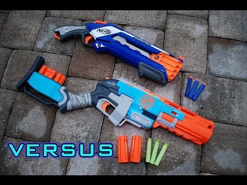 [VS] Nerf Rough Cut vs. Nerf SledgeFire | Which is Better?!