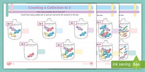 Counting Collections: How Many Sweeties Are in the Jars?