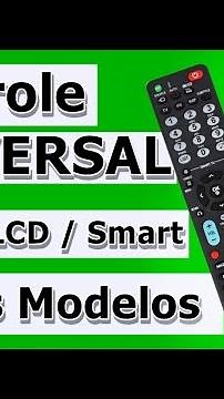 Controle Remoto Universal Tv LCD/Smart LG Sem Configuração Pogramação Vários Modelos #shorts #tv