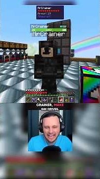 SSundee makes Crainer freak out for nothing in Minecraft Skyfactory😂#ssundee #minecraft