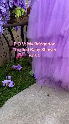 Bridgerton Themed Baby Shower Celebration