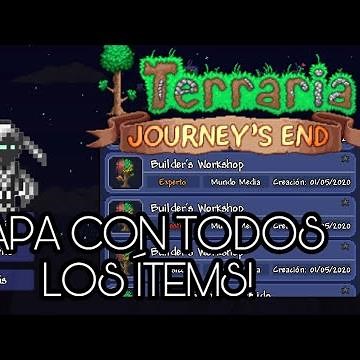 ¡MAPA CON TODOS LOS ÍTEMS! Terraria 1.4.0.5 Android | builder's workshop