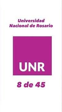 Con ustedes: la Universidad Nacional de Rosario 🩷🇦🇷✨