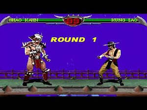 Mortal Kombat Anthology - Shao Kahn playthrough