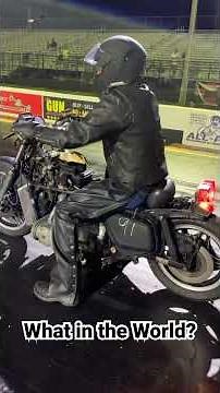 He Stripped Down a Honda Goldwing and went drag racing!