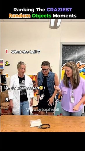 Ranking The CRAZIEST Random Objects Moments (Their Reactions Said It All) 💀