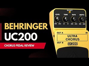 Behringer UC200 Ultra Chorus pedal review