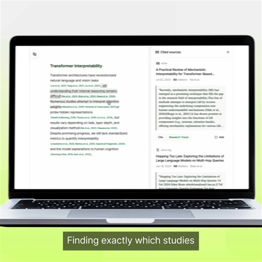 I used to spend more time fixing citations than writing my actual paper. Most AI tools gave me sources that were wrong or mismatched, but Liner changed that completely. It analyzes what you’ve written, finds the exact peer-reviewed papers that support each point, and drops citations in the right spot automatically. Every source is real, verifiable, and linked directly to the original paper. If you’re tired of chasing citations or cleaning up AI mistakes, Liner is the tool that finally gets acade