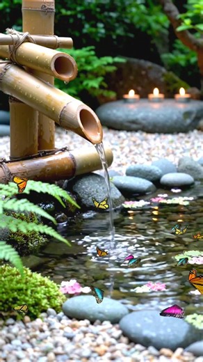 Peaceful Bamboo Fountain 🌿 Relax Your Mind in Seconds
