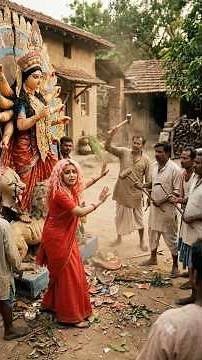 टूटी माँ दुर्गा की मूर्ति को Riya ने फिर से बनाया #durgapuja #durgamaa #mhacommunity #montagem