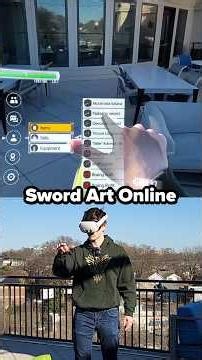 Sword Art Online in REAL LIFE!? #quest2 #quest3 #vr #sao