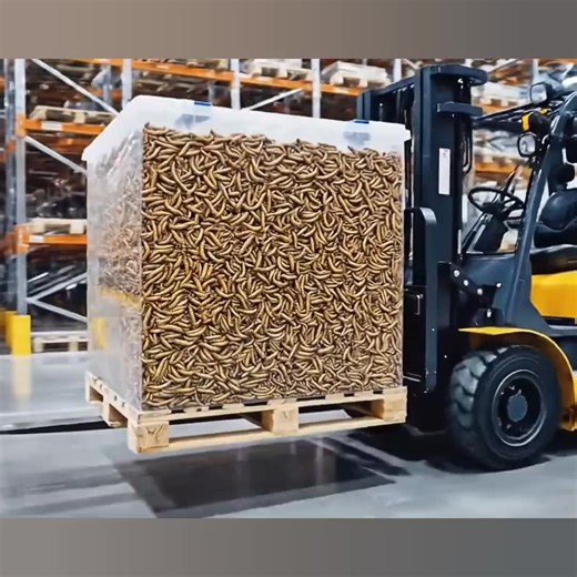 Inside the Modern Noodle Factory_ How 5_000_000 Mealworms Are Used to Make Butter Chicken. #ModernManufacturing #InsideTheFactory #fullprocess #HowItsMade #HowItsMade #YouveNeverSeenThis #fyp