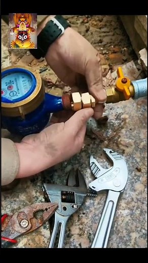 water meter installation procedure#plumbing #plumbing #pipelining #plumbing fittings