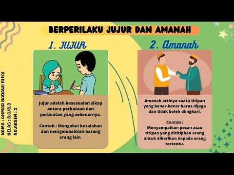 TASK 8.C || MAKE A POSTER ABOUT HONEST AND TRUST @cimentengminajayachannel7209