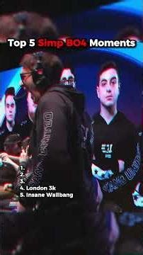Top 5 Simp BO4 Moments 🐐