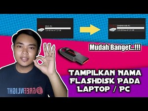 Cara Mengatasi Nama Flashdisk Yang Tidak Terbaca Pada Laptop/PC