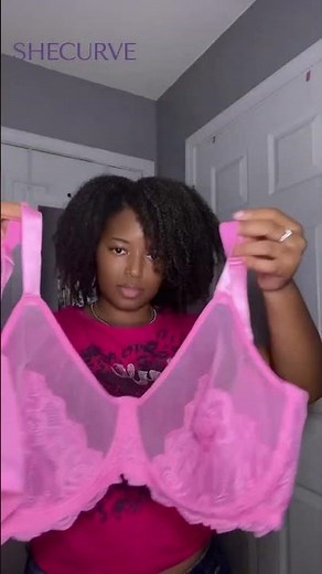 Shecurve Full Coverage Lace Minimizer Bra Try On