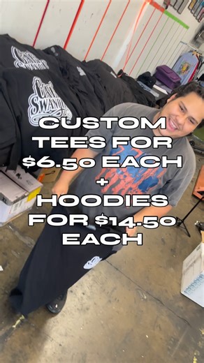 LegendsWorldwide®⚡️ | Tees and hoodies are included❗️Deal includes a 1 color screen print design on 2 locations + custom neck tags💯 | Instagram