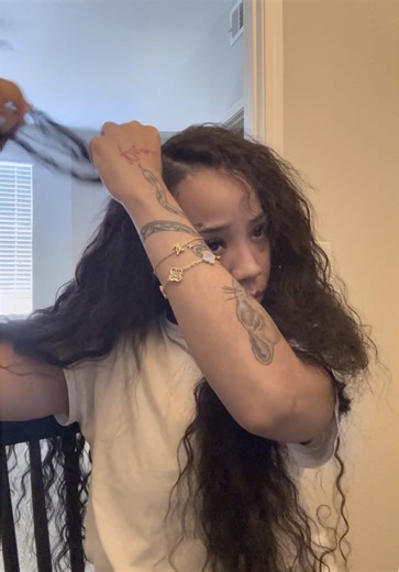 Curly quick weave 🫶🏽 #fyp #quickweave #hairtok #quickweavetutorial #howtodoaquickweave