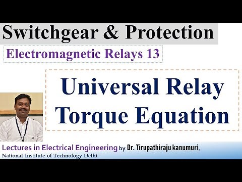 SGP313 Universal Relay Torque Equation