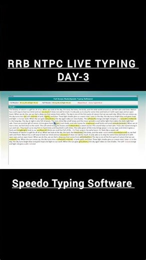 37 WPM 😱 in RRB NTPC Live Typing Test | Day 3 | I Finally Qualified! #ntpc_exam #ntpc2025 #rrbntpc