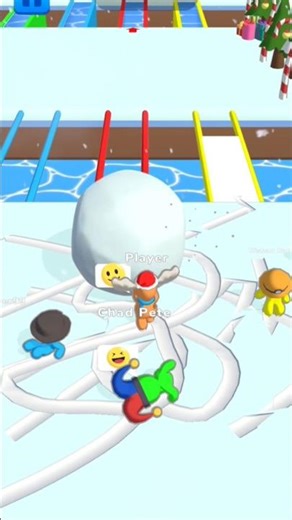 Snow Running Game Ball❤️❤️❤️ #games #snowracing❤️❤️❤️