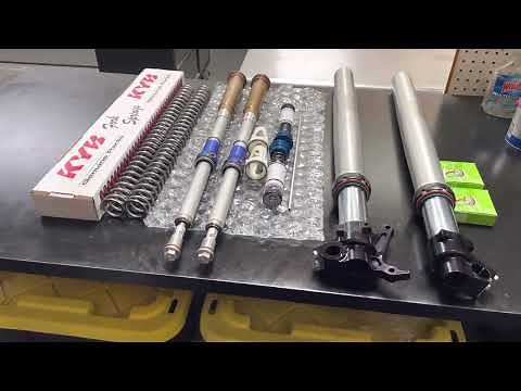 Inside look - JBI Spec WP to KYB SSS Fork Spring Conversion Kit KTM Husqvarna GasGas