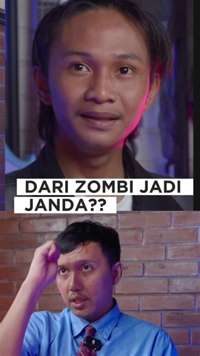 Dari zombi jadi janda fajar sadboy bareng kukuh teguh‪@BloomMediaid‬ ‪@Kukuhya17‬