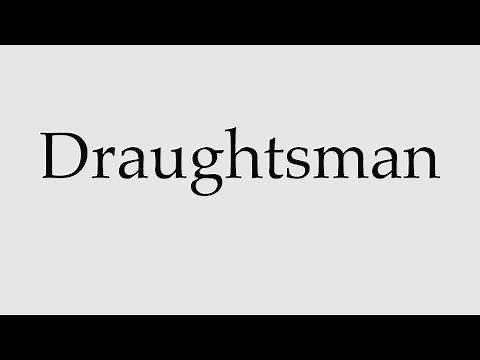 How to Pronounce Draughtsman