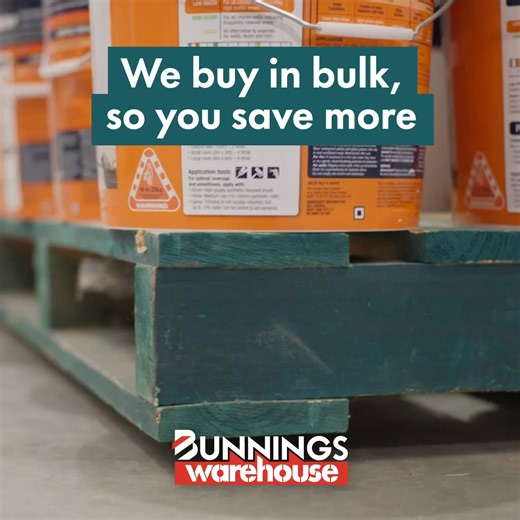 11K views · 77 reactions | We do a lot of things to deliver you the lowest prices, like buying in bulk, so you save more.  | Bunnings Warehouse New Zealand | Facebook