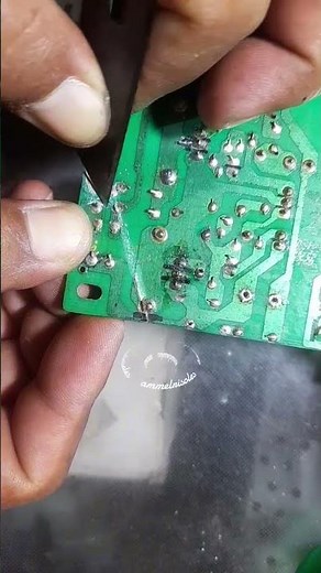 Connect broken PCB boards and lines #repair #solderingtutorial #line #tracks #path