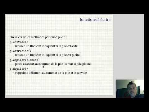 Structure de donnée de Pile LIFO (en python)