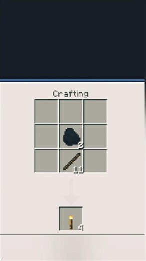 Crafting the copper torch /#minecraft #tutorial #gaming #music #shorts