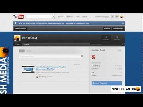 How To: Create a YouTube Channel Background Image that Fits!