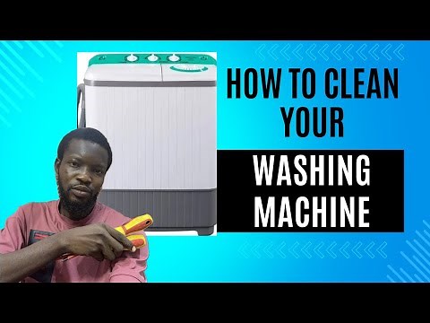 Twin Tub Washing Machine Cleaning Easy Steps