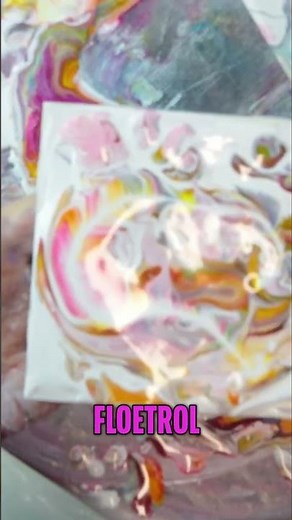 Floetrol 'Poof' Magic: Watch Paint EXPLODE & Become Art! #shorts