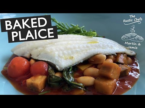 Baked Plaice, Tomato and Mediterranean Vegetable Broth | Rustic Chefs | Rustic Recipes