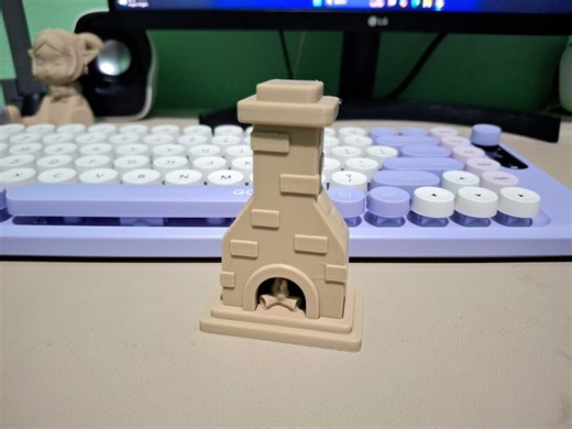 Miniature Cozy Fireplace STL – Stylized Hearth for Diorama & Desk Display - Etsy