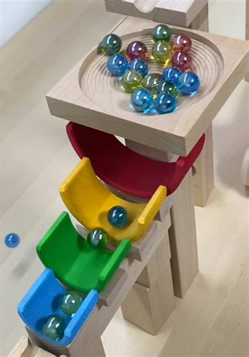 Experience ASMR with Marble Run Slope & Rainbow Arch