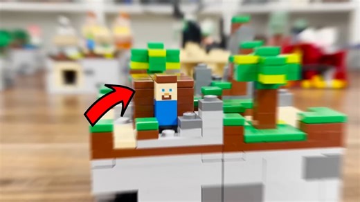 Building the SMALLEST LEGO Minecraft World