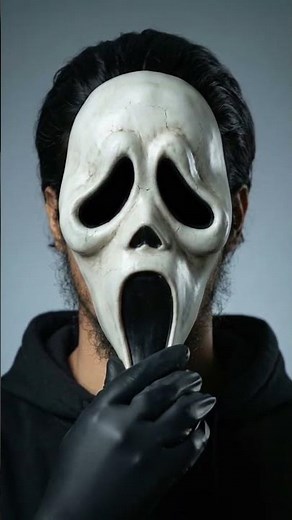 Ghost Face Mask to Real Face 😱 | Horror Face Reveal #Shorts