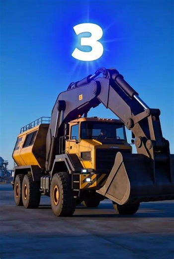 Learn Number 3 for Kids with Electric Excavator Truck ⚡🚜 | Counting to 3 | Preschool Learning Video
