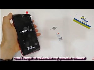 How to insert SIM cards and SD card in Oppo A3S