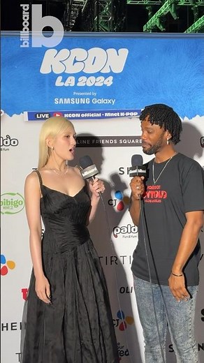 Behind the Scenes of Jeon Somi's Billboard Interview | KCON LA 2024