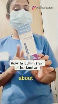How to administer Inj Lantus #hospital #medicosstuff #ytshorts