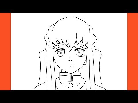 How To Draw Muichiro Tokito (Demon Slayer)