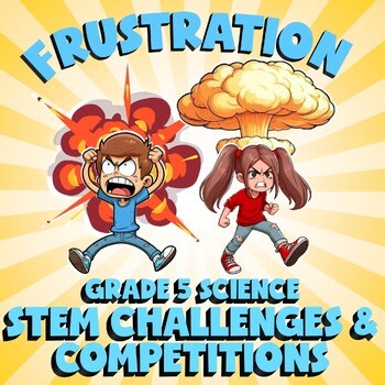 STEM Challenges & Competitions FRUSTRATION Science Game - No Prep Grade 5 Review