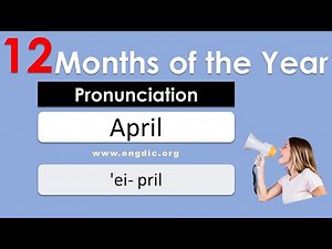 Names of months in English |Correct pronunciation of January, February, March