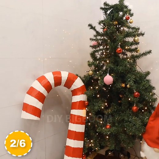 178K views · 2.9K reactions | DIY giant candy cane | Life and Fun Story | Facebook